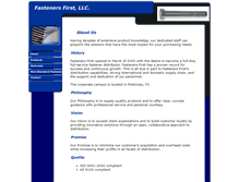 Tablet Screenshot of fastenersfirst.com
